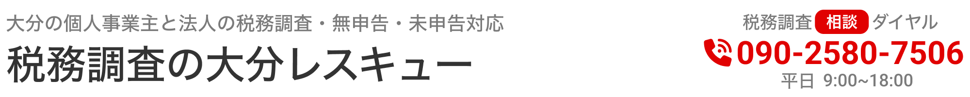 税務調査　大分　無申告　脱税　税務署　税理士